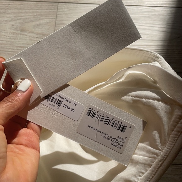 ❌SOLD❌Dion Lee White Sleeveless Accordian Pleat Dress XS - Picture 11 of 15